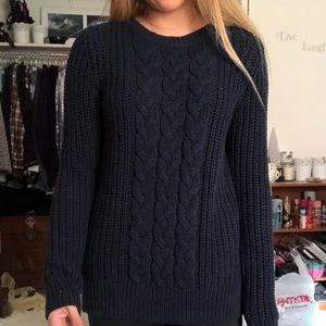 Women’s Dark Blue Knit Sweater
